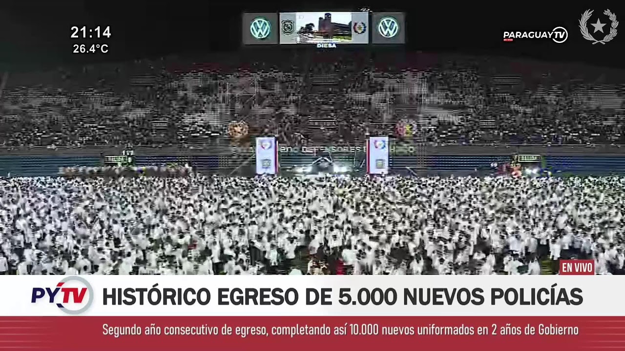 VIVO - Ceremonia de egreso de Suboficiales Ayudantes de la Policía Nacional