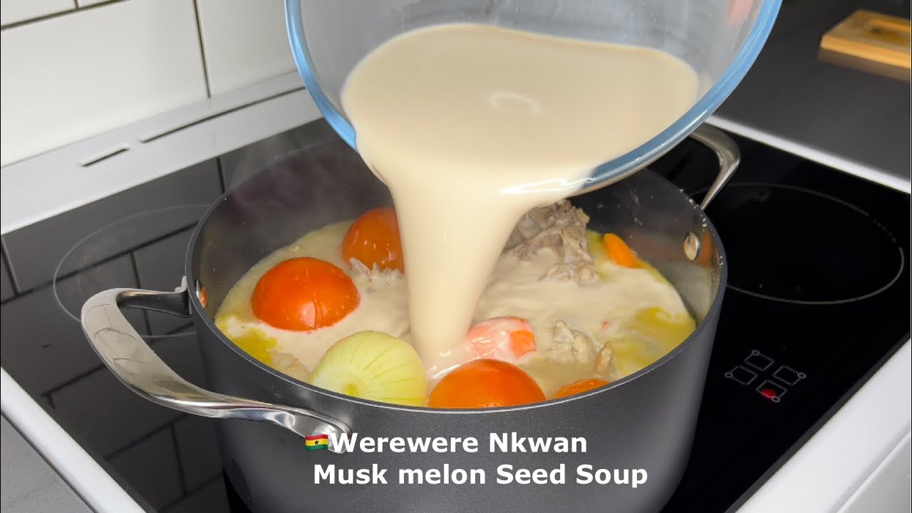 🇬🇭Суп из семян мускусной дыни | Werewere Nkwan | Пошаговый рецепт | Lovystouch