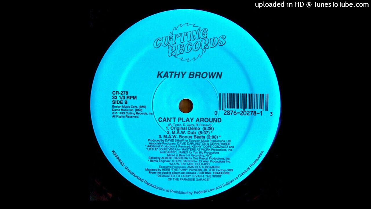 Kathy Brown &lrm;| Can't Play Around (12