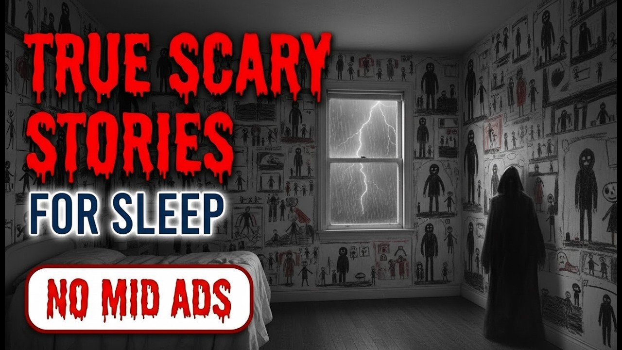 TRUE SCARY STORIES 4+ HOURS & Rain Sound 🛑 NO MID ADS 🛑 Relax & FALL ASLEEP FAST | Vol. 82