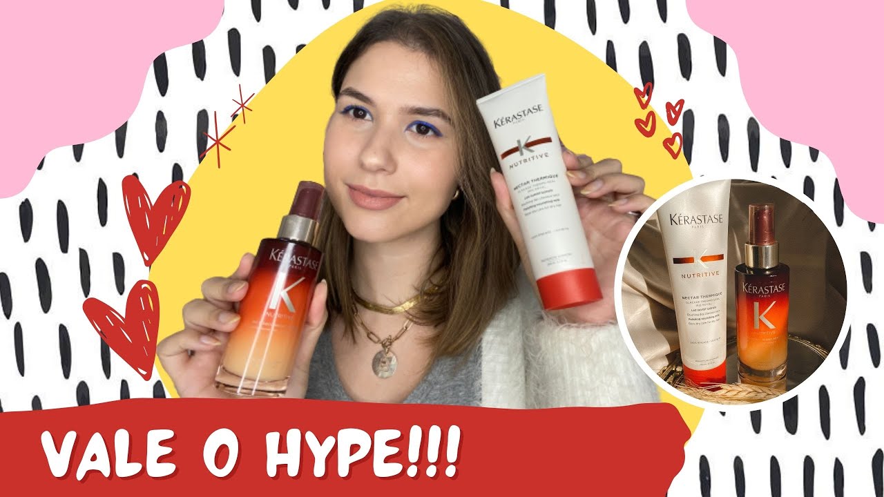 MINHA EXPERIÊNCIA COM: Kérastase | Serum Nutritivo Noturno  e Leave-In Nectar Thermique Restage