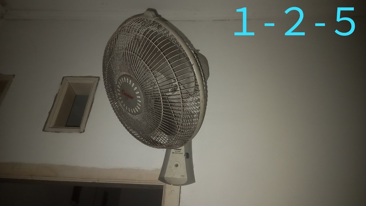 Cosmos 12 CWF Wall fan Cleaning｜壁掛け扇風機掃除｜１-２-５
