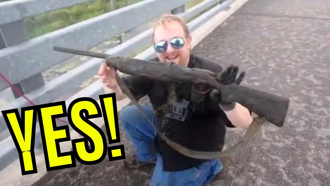 We Found A Gun Magnet Fishing | POLICE CALLED