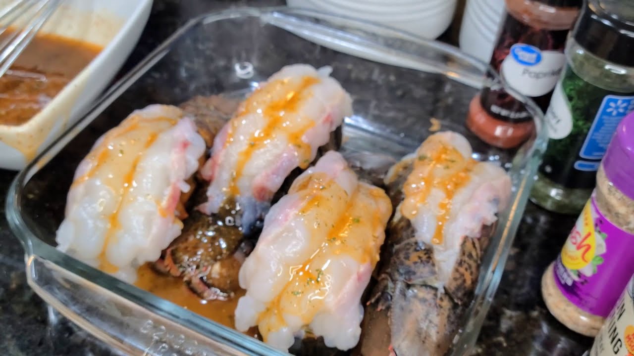 How to make Delicious Seafood Stuffed Lobster tail.  VERY EASY!! MUST TRY!