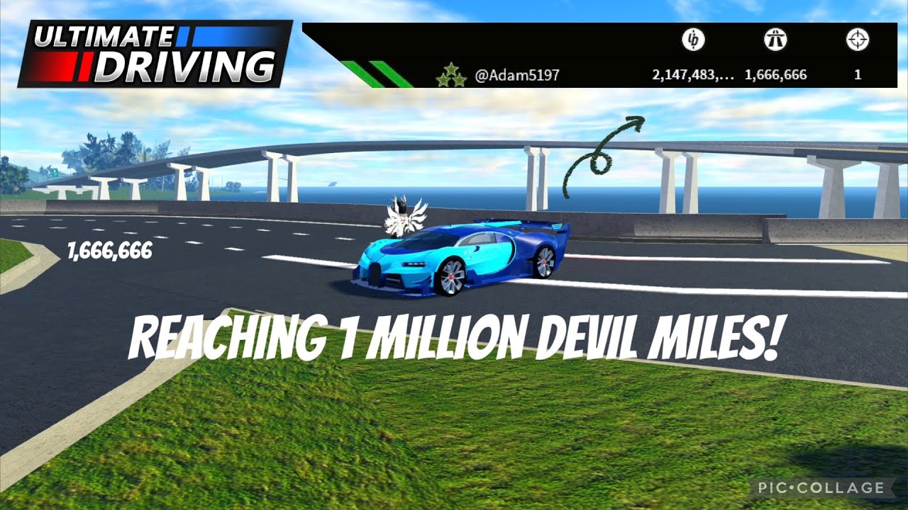 Reaching 1 Million Devil Miles (Roblox Ultimate Dead Driving 2.0)