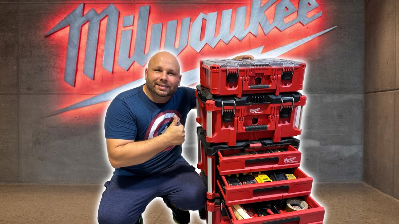 INCRÍVEL CAIXA DE FERRAMENTAS MILWAUKEE PACKOUT