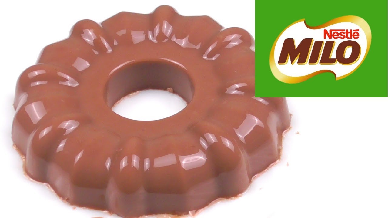 Resep Puding Milo Susu Lembut Sederhana Super Enak