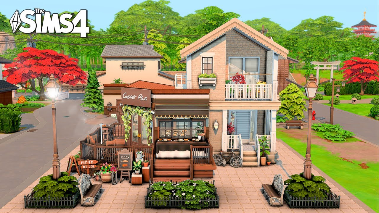 [심즈4]🥨빵집 운영이 가능한 재택 베이커리ㅣSpeed BuildㅣNO CC