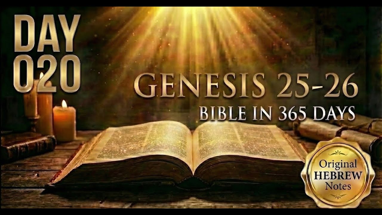 Day 20 — Genesis 25–26 | Jacob & Esau, the birthright, and Isaac’s wells