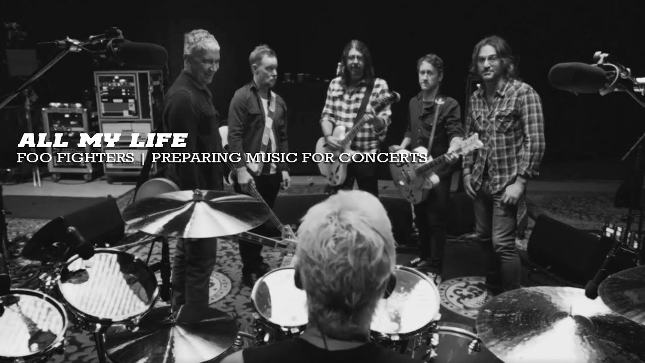 Foo Fighters - All My Life [Preparing Music For Concerts] with Josh Freese NEW DRUMMER | Keen Monkey