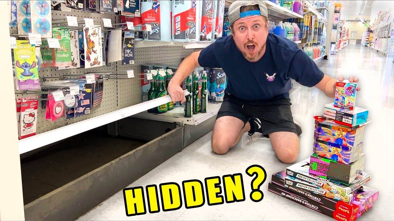 JACKPOT OF HIDDEN POKEMON CARDS FOUND UNDER STORE SHELF! Opening #88