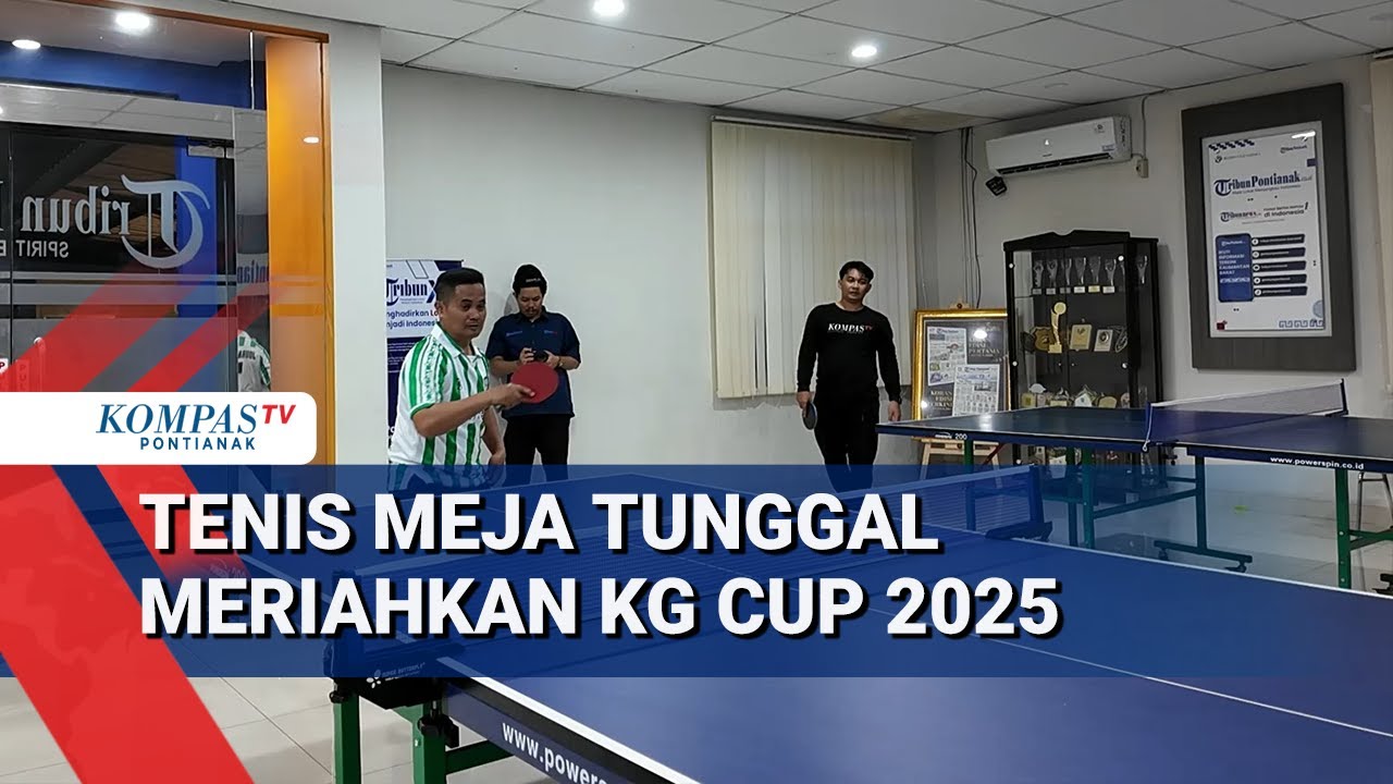 Kompas TV Pontianak Sabet Gelar Juara Tenis Meja Tunggal KG Cup 2025