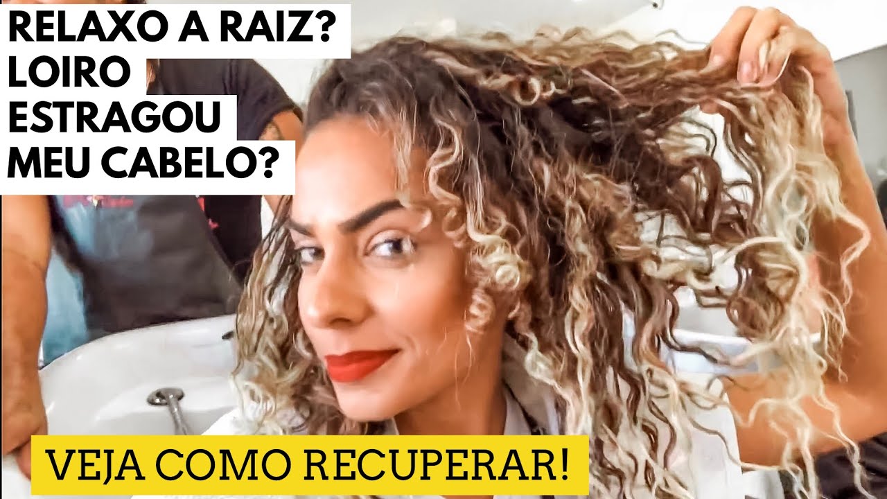 CABELO LOIRO perolado: N&Atilde;O DEIXE ELE FICAR ASSIM! Recuperando o cabelo cacheado ressecado faladantas