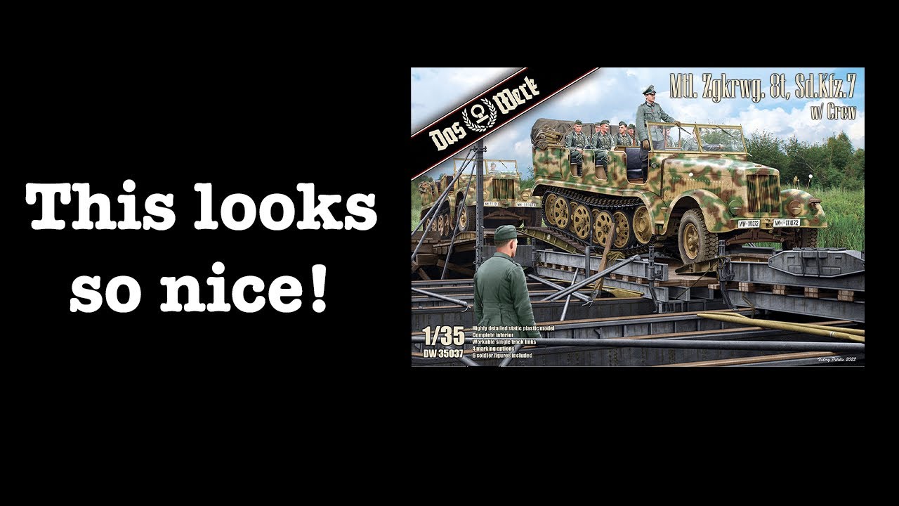 IN BOX REVIEW - Das Werk 1/35 scale 8t Zgkrwg. Sd.Kfz 7 || How GOOD is this kit?