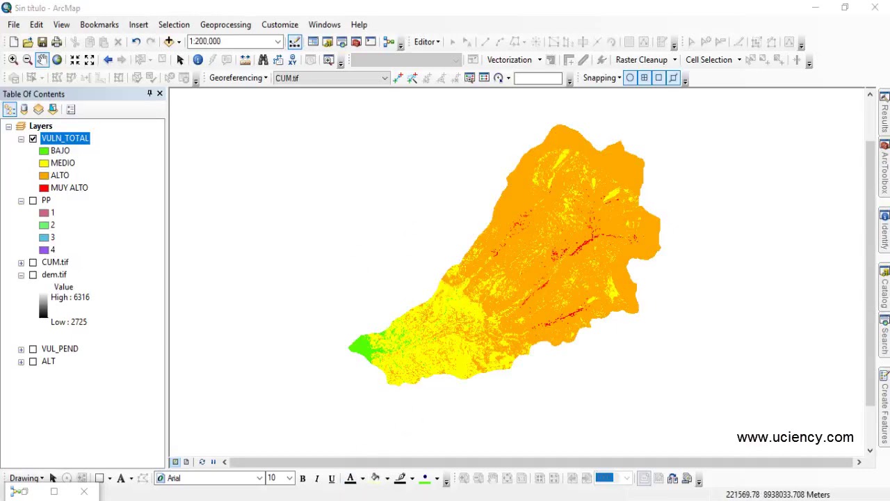 ArcGIS Avanzado - Módulo IV   Sesión III   Mapa de Vulnerabilidad y Riesgos