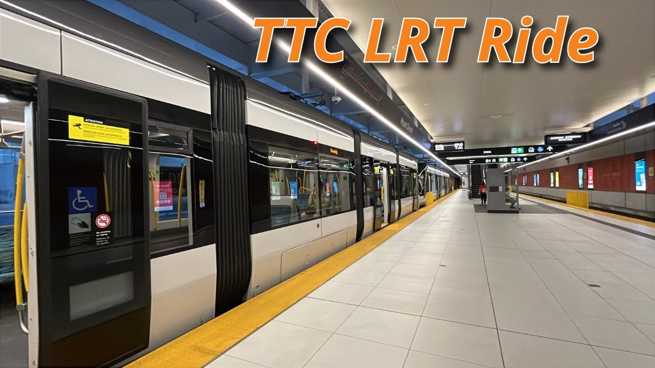 Toronto TTC Line 5 Eglinton LRT Ride - Mount Dennis to Cedarvale Station 6/19/2026