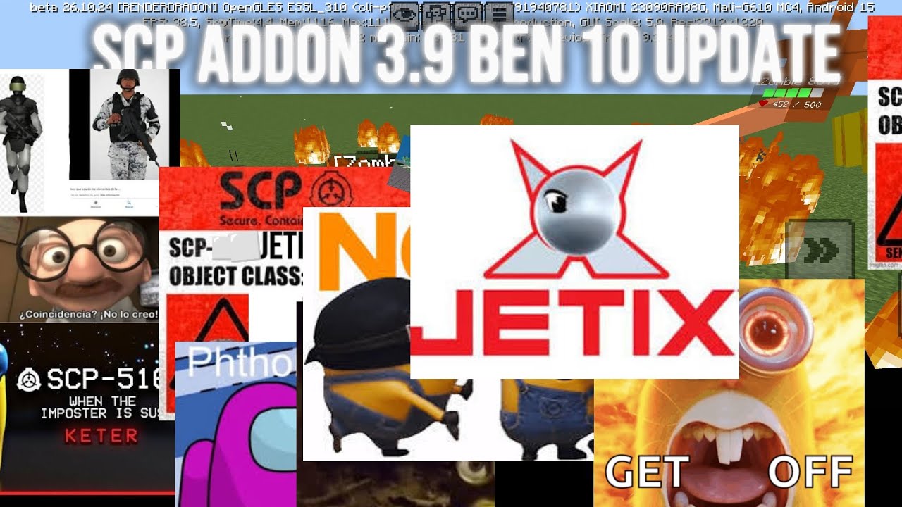NEW UPDATE SCP ADDON 3.9 BEN 10 UPDATE 