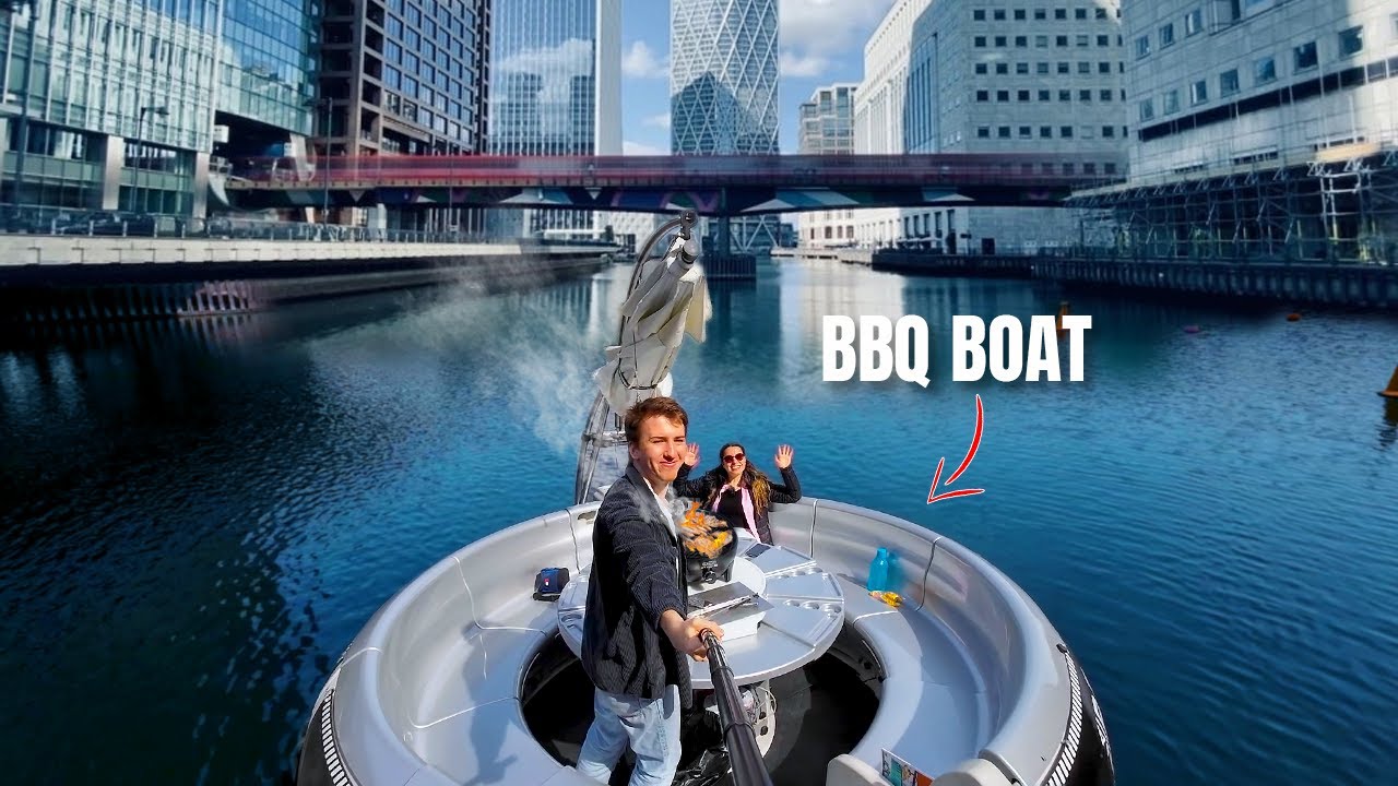 Плавающий барбекю в центре Лондона! | Skuna Boats