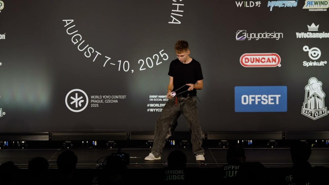 16th Place &ndash; Nikolas Jurkovič &ndash; Junior Freestyle Final &ndash; World YoYo Contest 2025