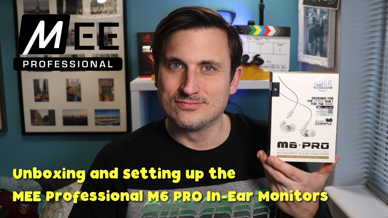 Unboxing and Setting up the MEE Professional M6 PRO Universal-Fit In-Ear Monitors