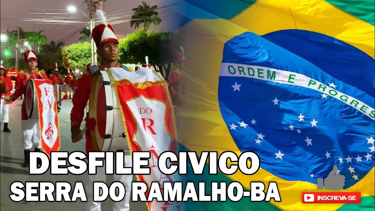 MOMENTOS DO DESFILE CIVICO DE 7 DE SETEMBRO EM SERRA DO RAMALHO-BA