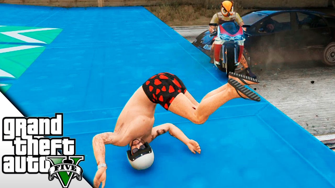 NOS MORIMOS DE RISA CON LA RAMPA DE LA DESTRUCCIÓN! XD