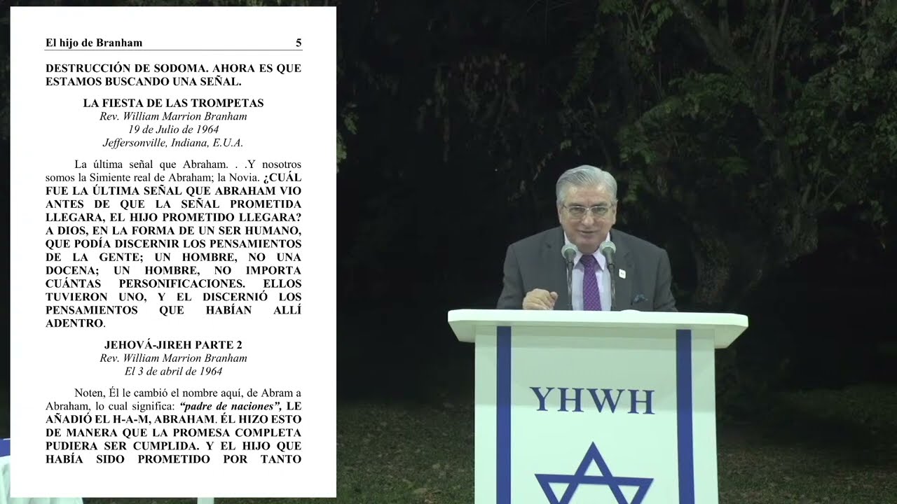 EL CULTO DEL PASTOR- ESTUDIO:EL HIJO DE BRANHAM