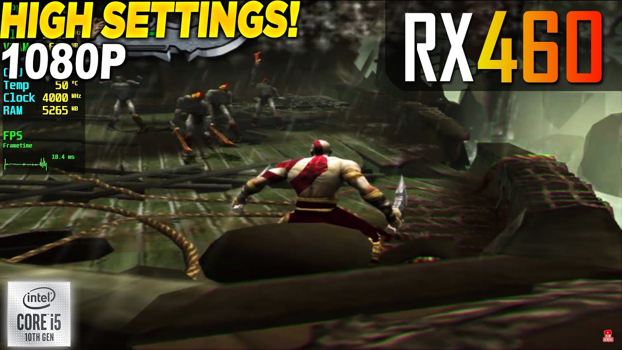 God of war 1 RX 460 - 1080p High,