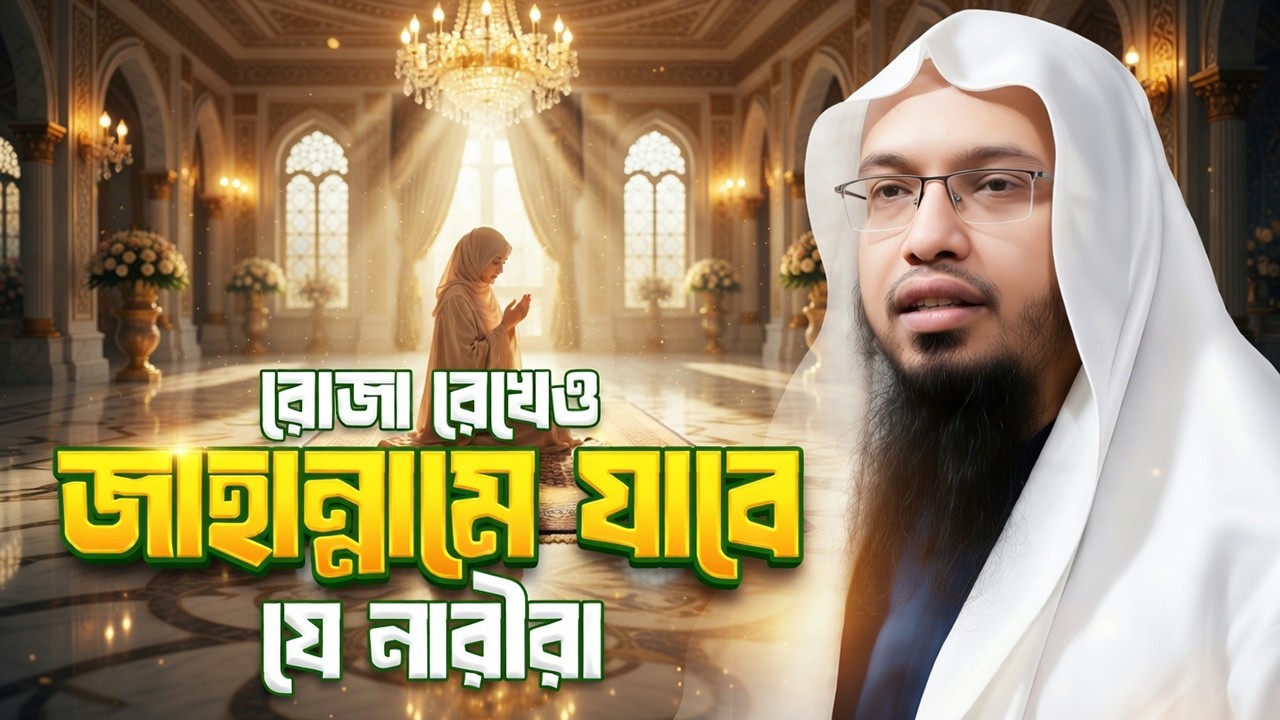 রোজা রেখেও যেসব মহিলারা জাহান্নামে যাবে | মহিলারা নিজের সাথে হিসাব মিলান | শায়েখ আহমাদুল্লাহ