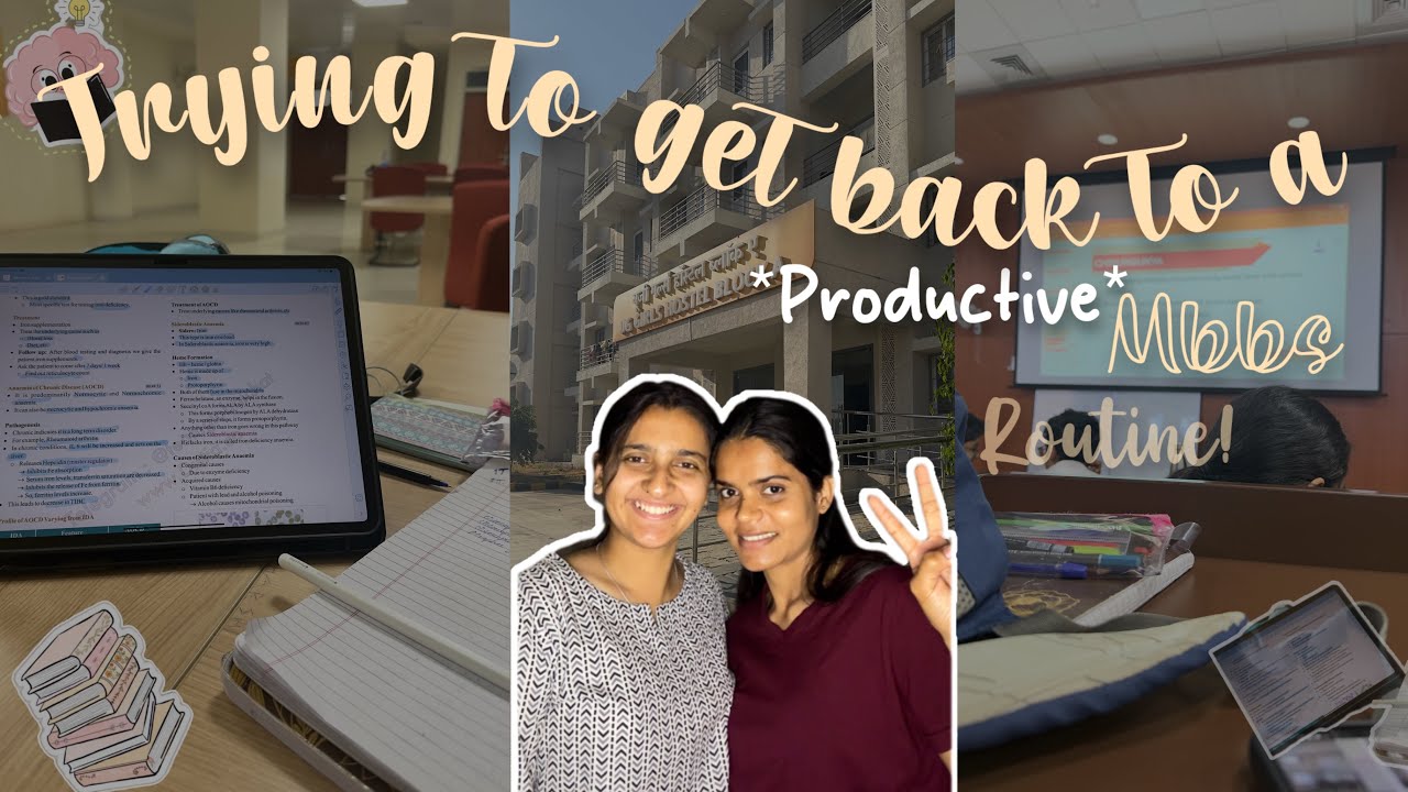 Trying to get back to a *productive* ✨Mbbs routine✨life in medical college 🥼#mbbs #neet #trend 