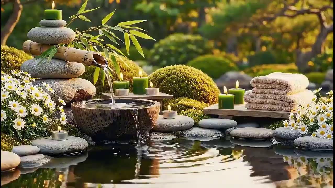 Instant Peace 🌿 Healing Piano & Water Sounds to Eliminate Stress and Worry