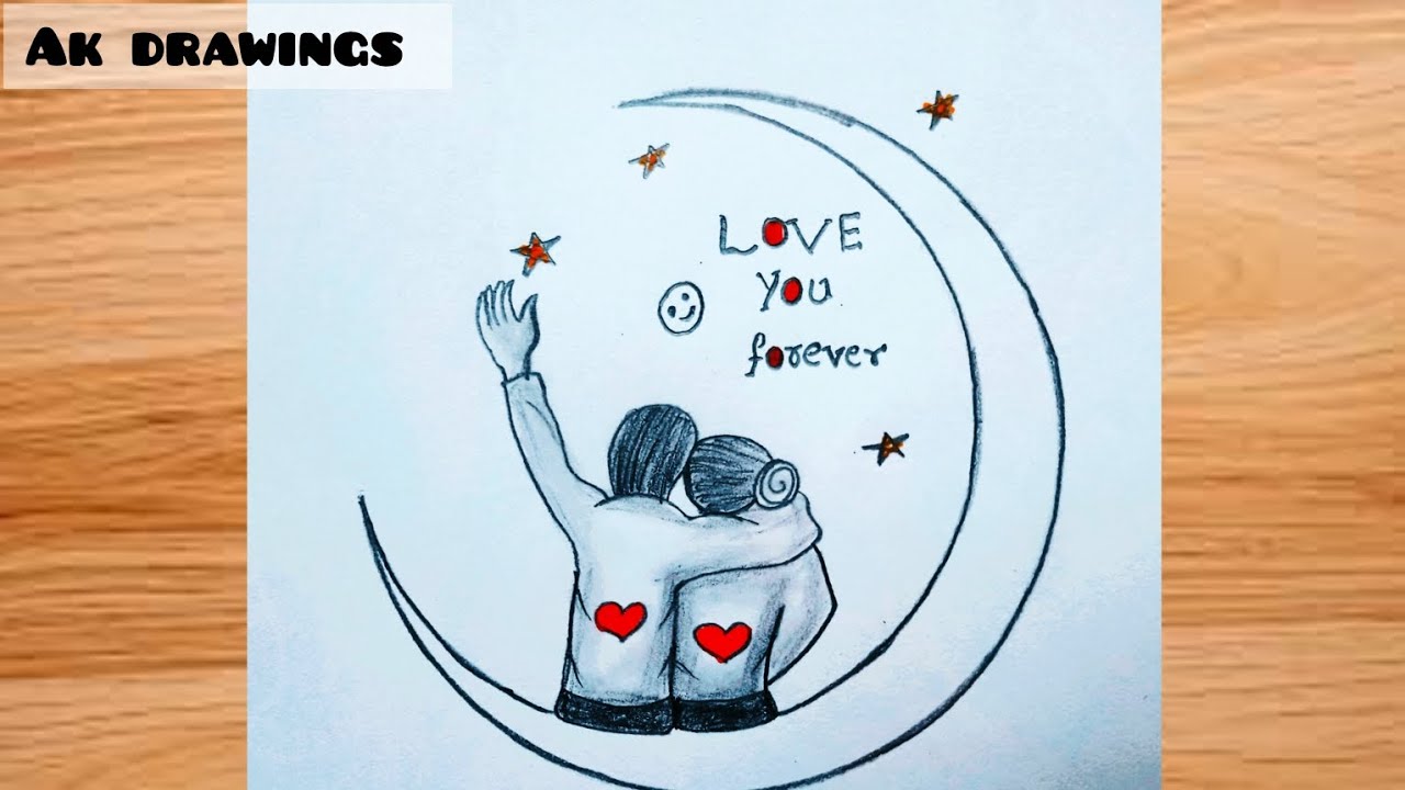Beautiful couple drawing | couple drawing | Valentine's Day drawing ❤️