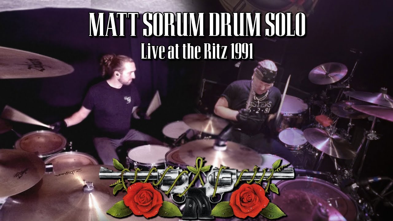 Guns N' Roses - Matt Sorum Drum Solo (Ritz 1991)