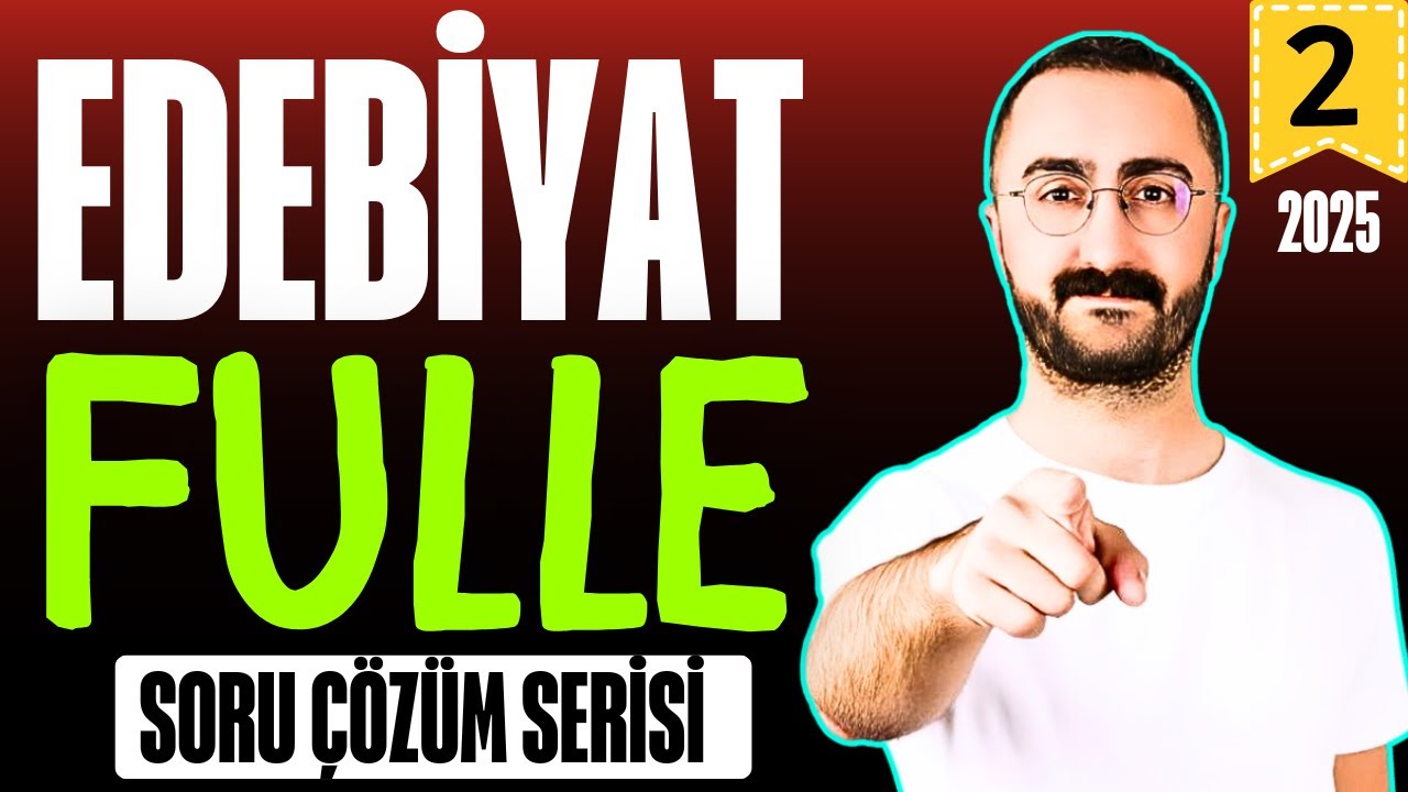 2025 AYT Edebiyat Ful Tekrar Serisi ✅️SORU ÇÖZÜMÜ 2. VİDEO #aytedebiyat #tekrar