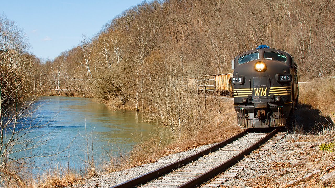 Streamlined F-Unit Still Pulling Freight on the West Virginia Central