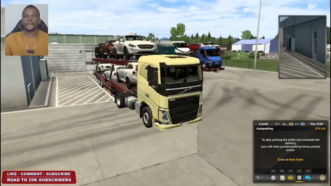 Insane Car Trailer Reverse Parking Challenge! | ETS2 Precision Parking
