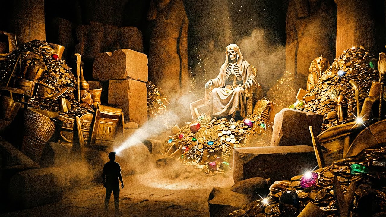 Pharaoh Tomb Hidden for 4,200 Years#treasure hunter #Egyptian treasures #treasure hunter
