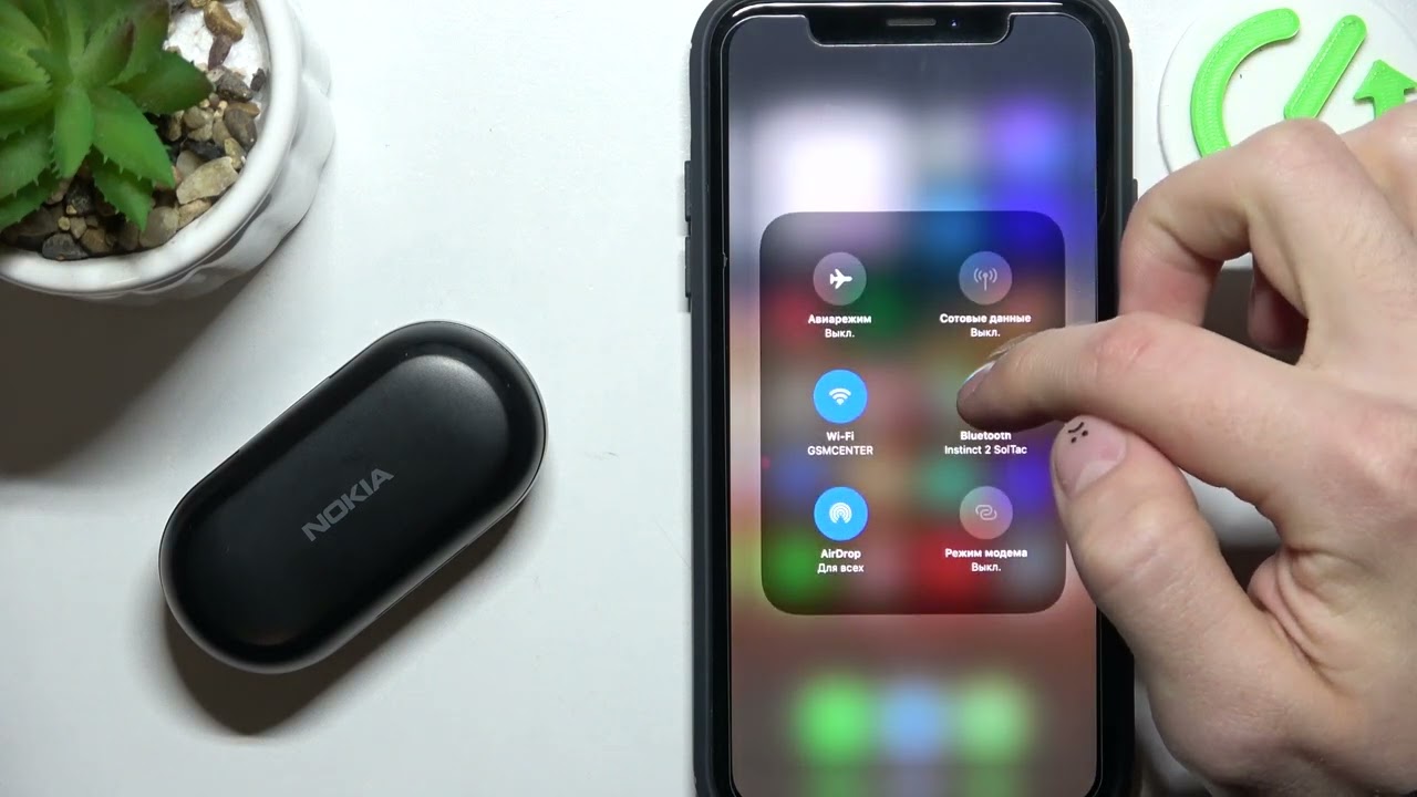 Как подключить наушники NOKIA Lite EarBuds BH 205 к айфону / Подключение NOKIA Lite EarBuds BH 205
