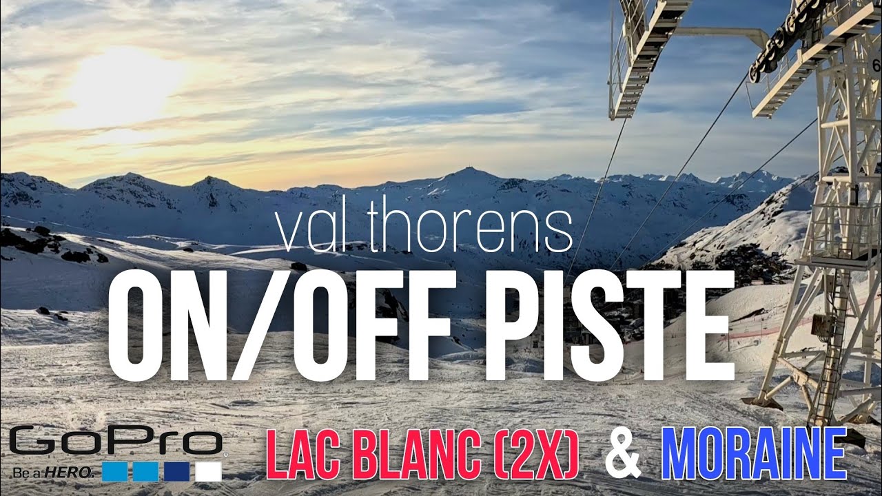 Skiing in Val Thorens on amazing slopes, filmed in 4K ...