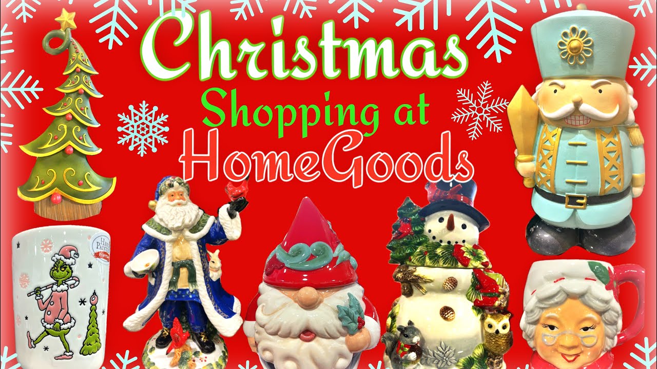 Праздничный рождественский шопинг в HomeGoods! Всё новое!