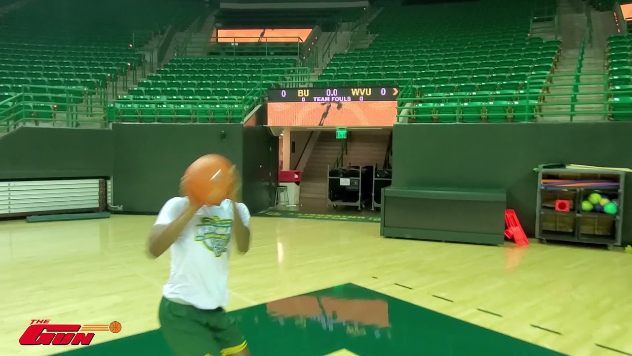 Baylor Basketball Drill - Shooting Competition on The Gun