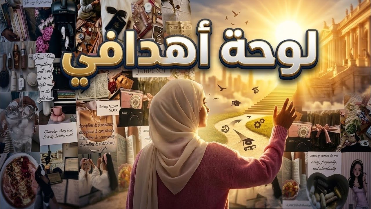 لوحة اهدافي لسنة 2026 | وليش ماحققت أهدافي السنة الماضية!! 