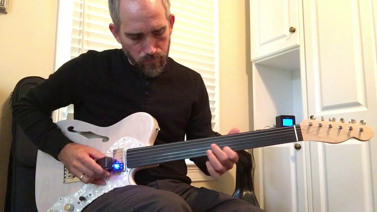 Evcara Taksim on fretless guitar