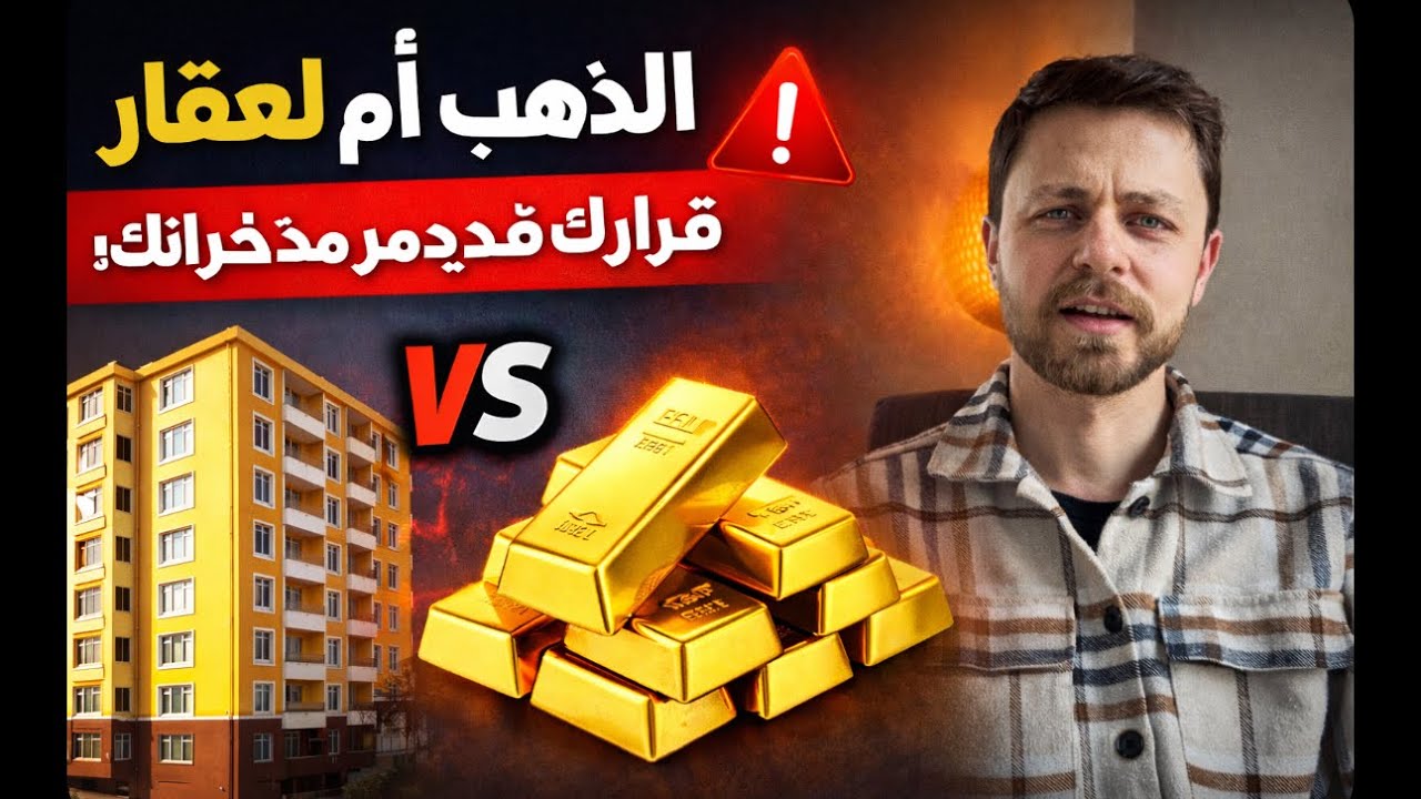 لماذا يختار الأذكياء العقار 🏡ومتى يكون الذهب أفضل؟