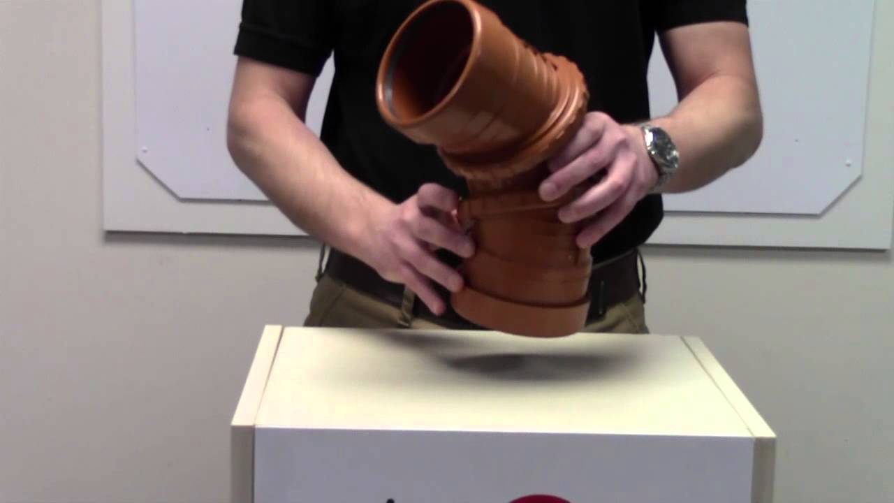 0 to 90 Degree PVC Underground Drainage Adjustable Bend