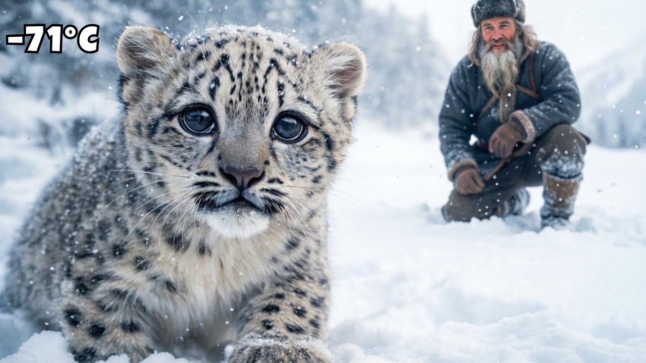 Snow Leopard Cub Cries for Help in –71°C Rescue | Cold Survival Story | EP 1