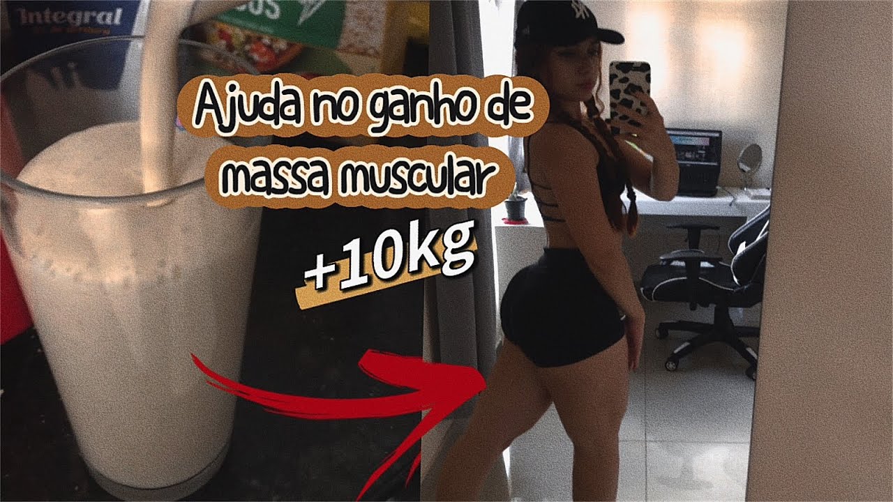 Vitamina caseira - me ajudou no ganho de massa muscular #massamuscular #academia #hipertrofia