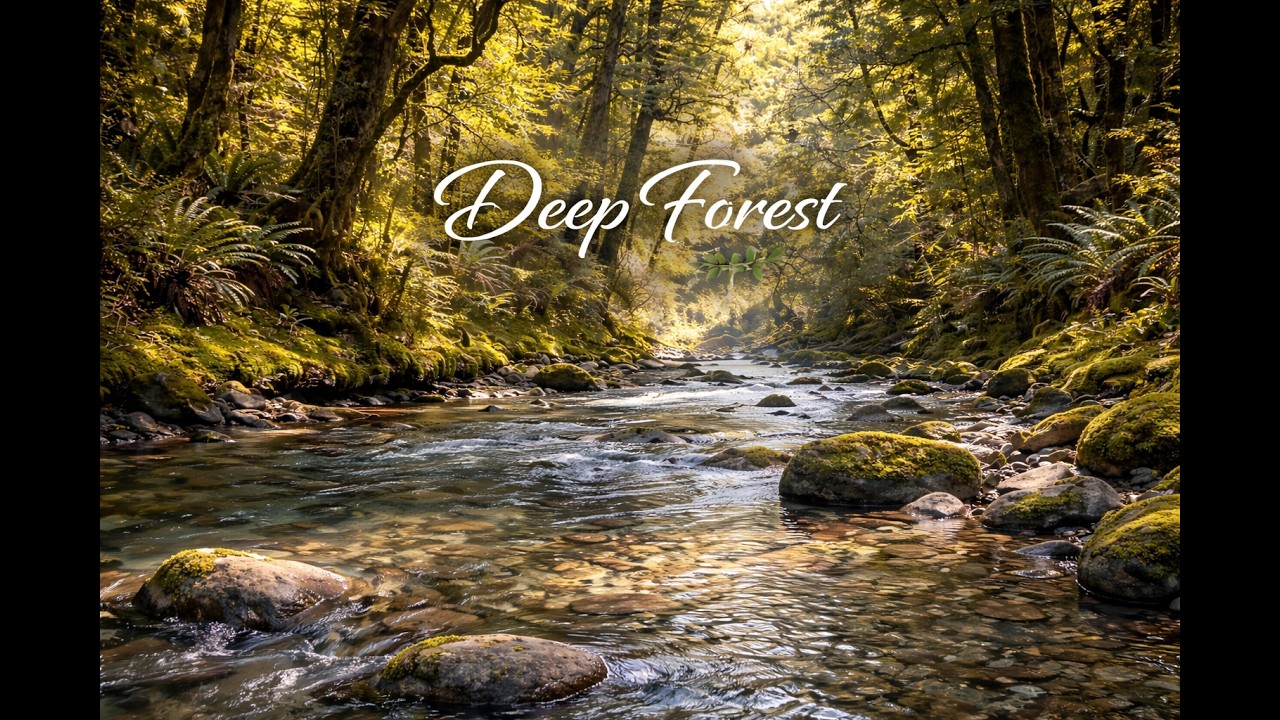 Forest River Sounds 🌿 Nature Sounds for Sleep & Relaxation (No Music)