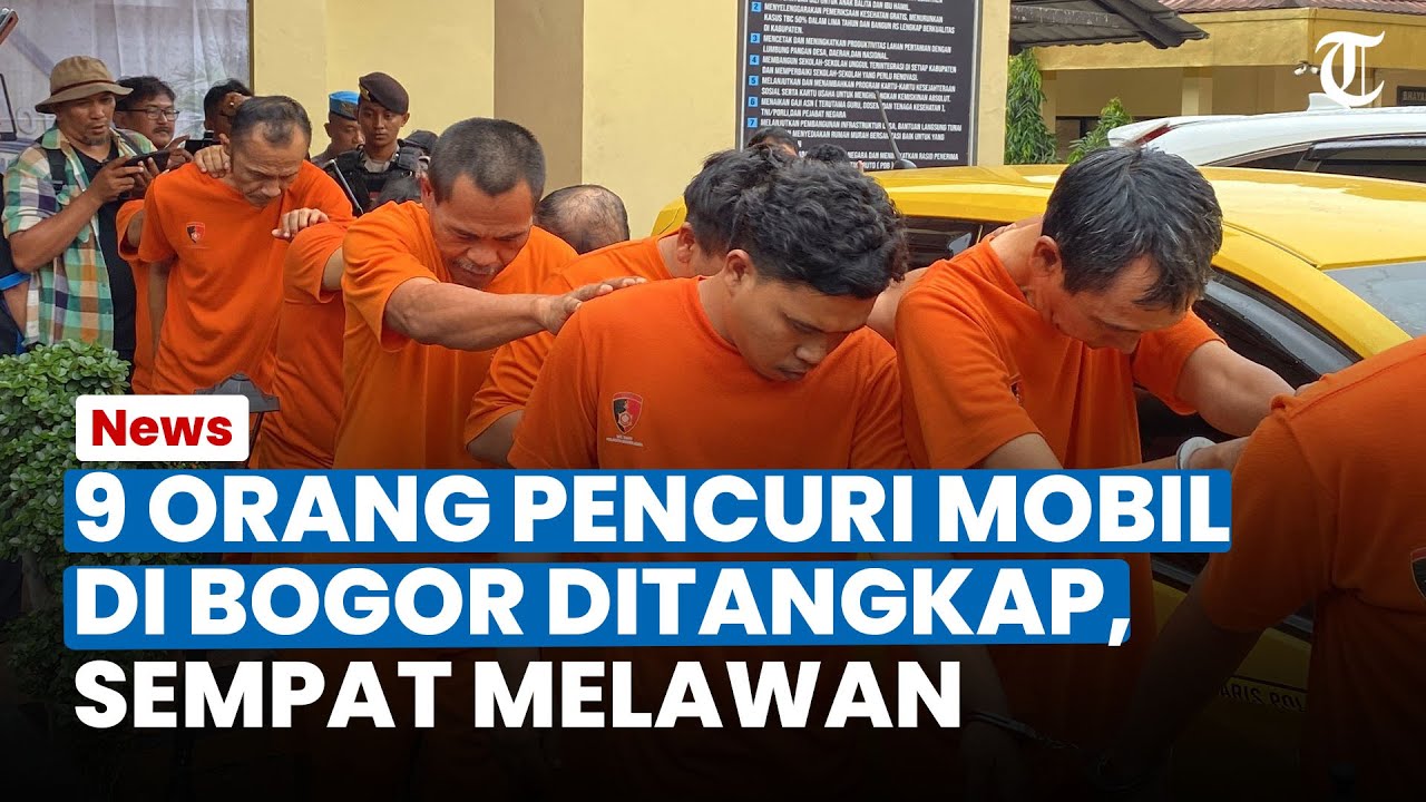 Komplotan Pencuri Mobil di Bogor Ditangkap, Sempat Lakukan Perlawanan