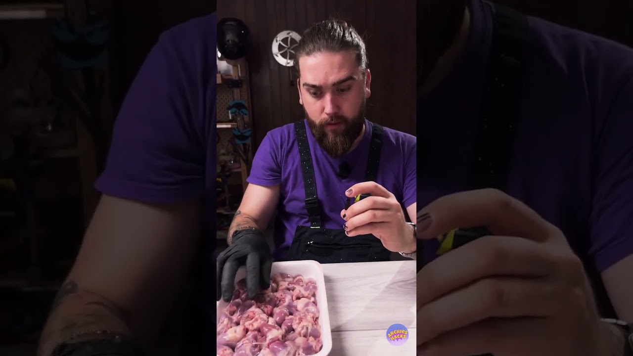 Expectation vs Reality: Chicken Heart Hack Tested! 🐔⚡ #LifeHack #FailOrWin